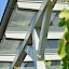 Terrassenüberdachung in Gresten – Pultdachstuhl undTerrassenüberdachung in Leimholz Sicht mit Dachverglasung und Spenglerarbeiten – alles von der Fa.Fahrenberger